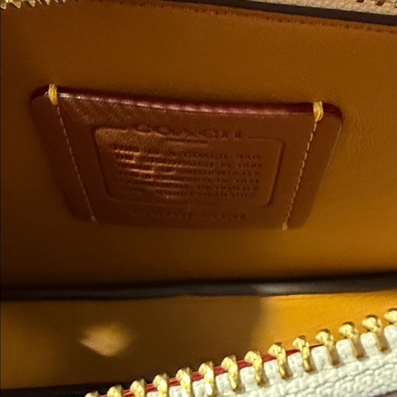 Coach Penn Small Cherry Print Leather Shoulder Bag NWT - Picture 3 of 8